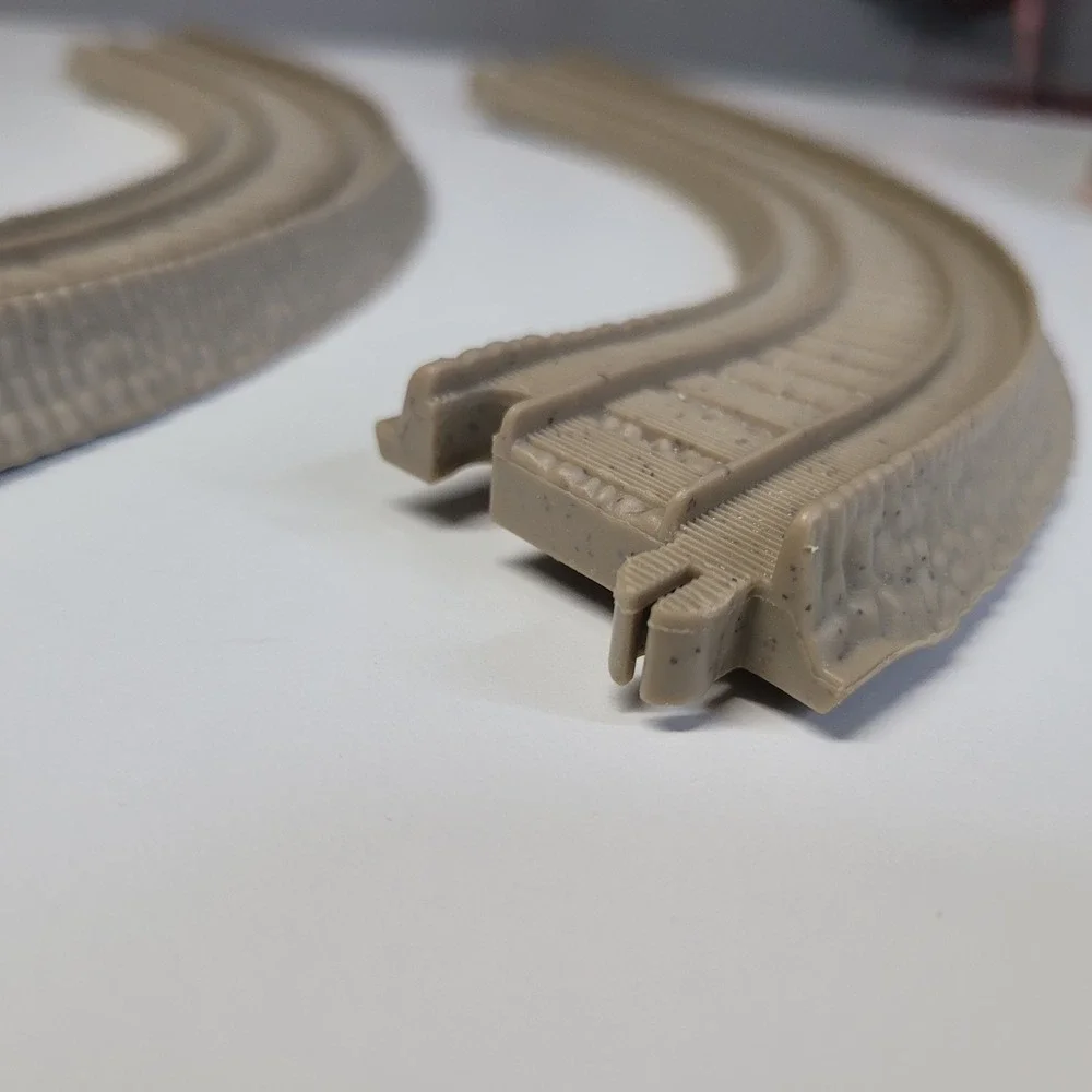 Thomas and Friends Wooden Railway Track Pieces Lot 2 Curved Sections 2012 Mattel